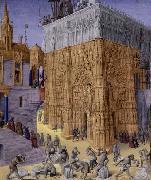 Jean Fouquet, Construction of the Temple of Jerusalem